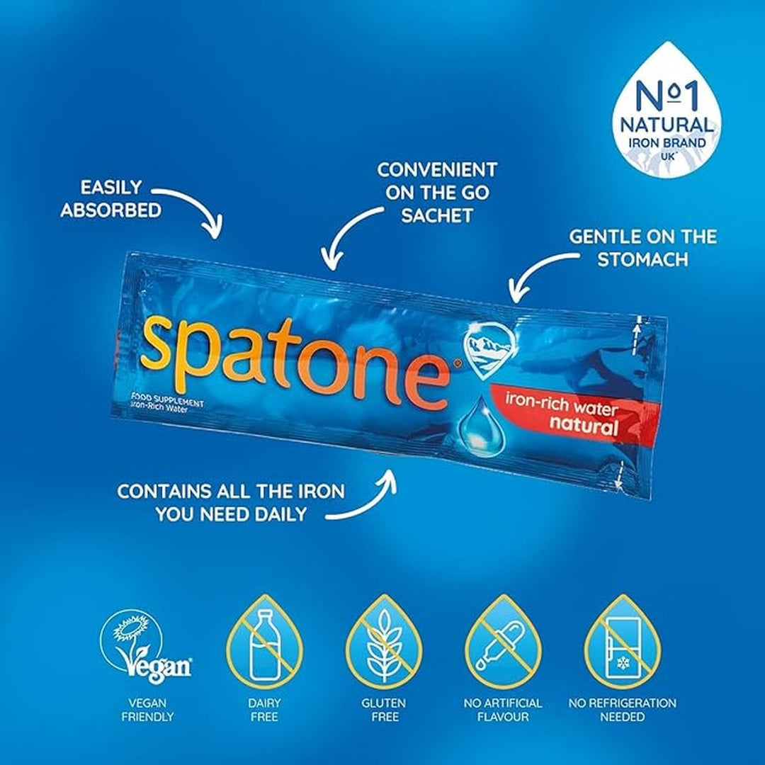 Spatone Natural Liquid Iron Supplement Original - 14 Sachets