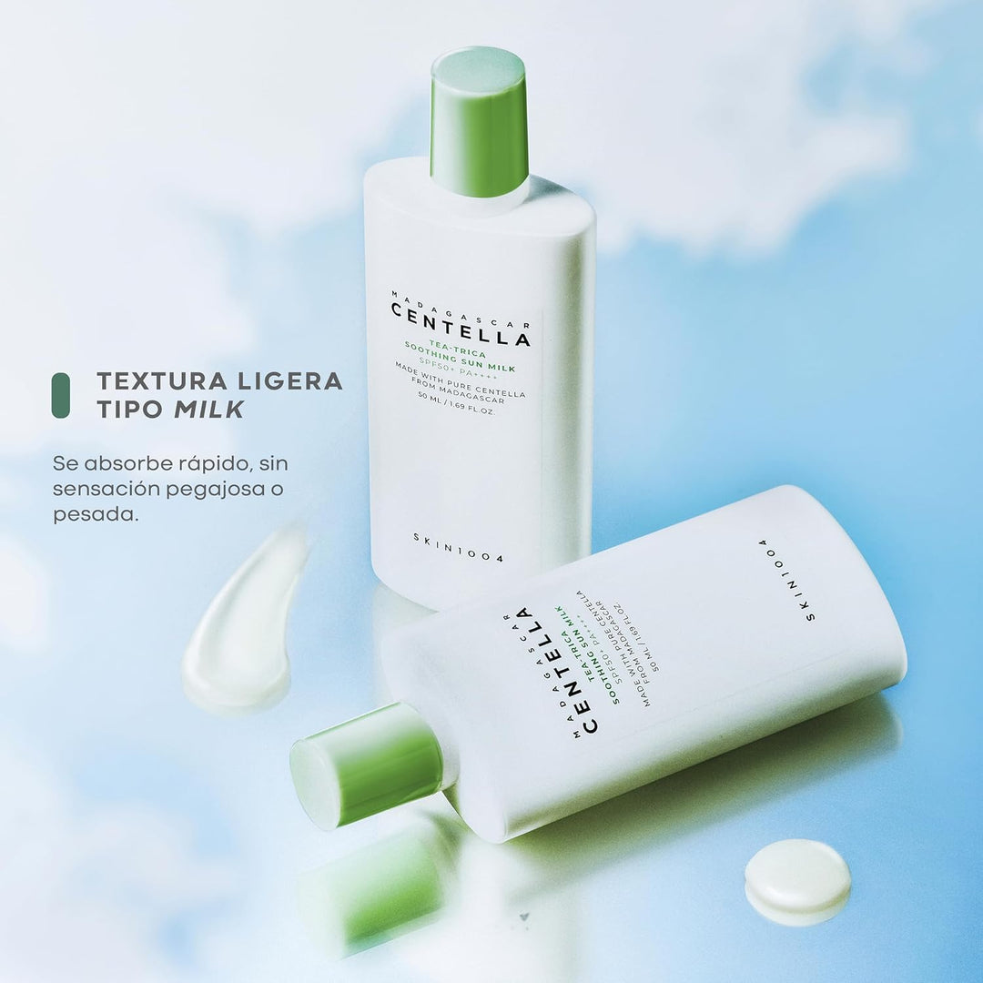 SKIN1004-Madagascar Centella Tea-Trica Soothing Sun Milk 50ml