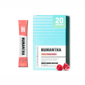 Humantra Electrolyte Powder – Berry Pomegranate | 20 Sachets