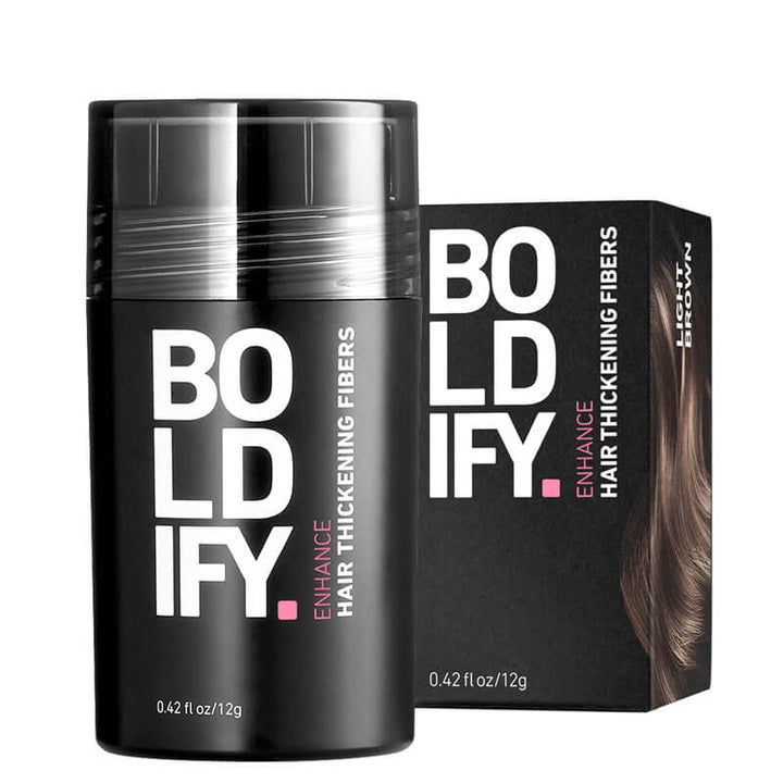 Boldify Hair Thickening Fibers 12g - Light Brown