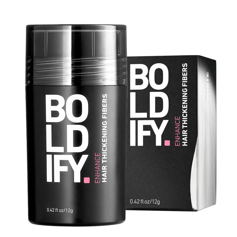 Boldify Hair Thickening Fibers 12g - White