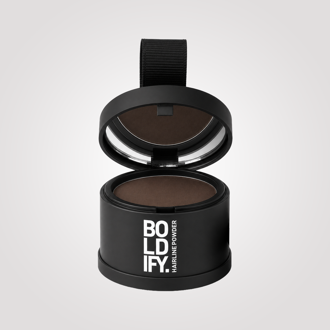 Boldify Hairline Powder 4g – Instant Hair Thickening Cover for Thinning Hairline, Temples & Beard – 48H Hold, Sweat-Resistant