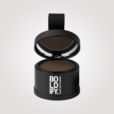 Boldify Hairline Powder 4g – Instant Hair Thickening Cover for Thinning Hairline, Temples & Beard – 48H Hold, Sweat-Resistant