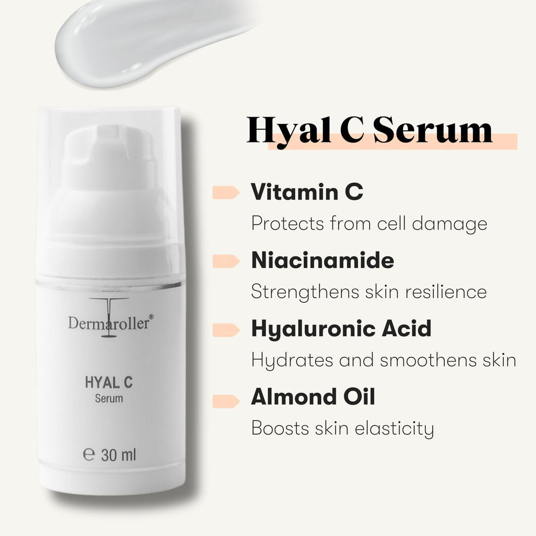 Dermaroller New Natural Line Hyal C Serum 30ml - Protects Cell Damage