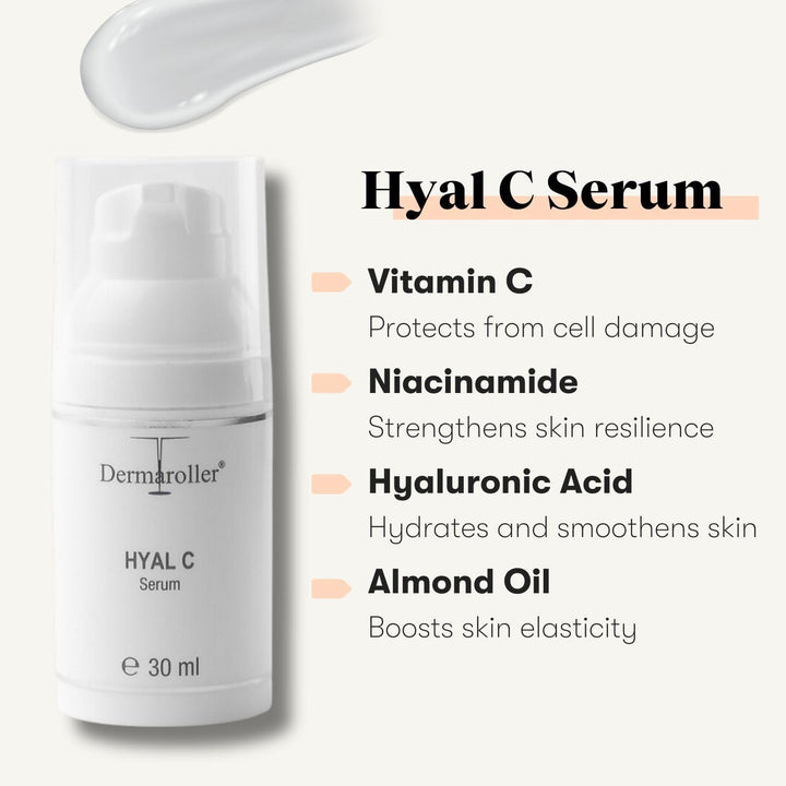 Dermaroller New Natural Line Hyal C Serum 30ml - Protects Cell Damage