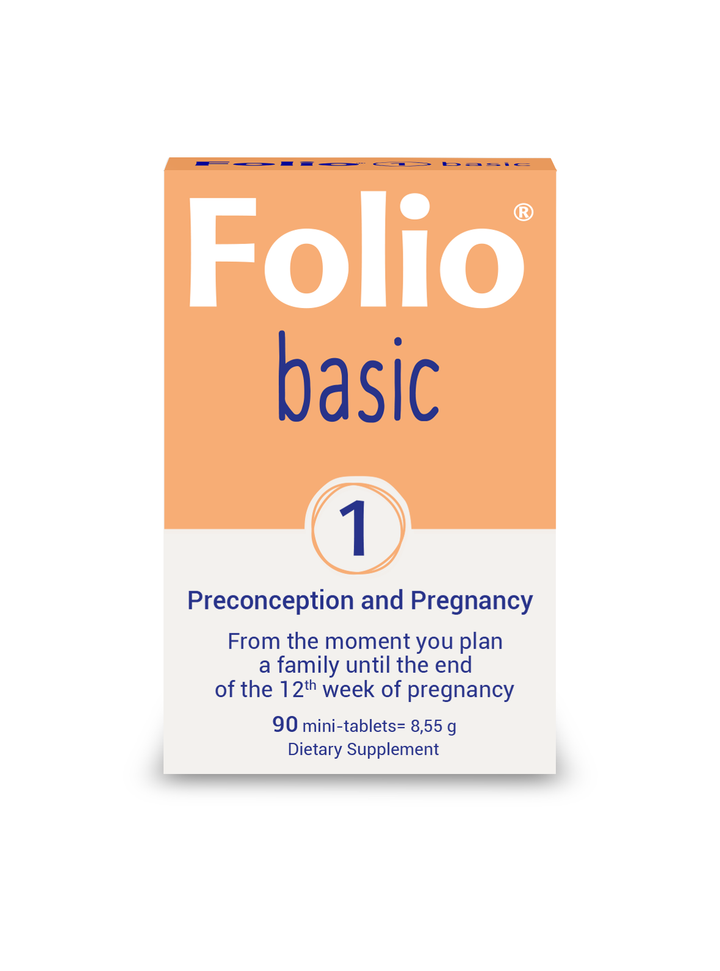 Folio 1 Basic Preconception and Pregnancy Supplement 90 Mini Tablets