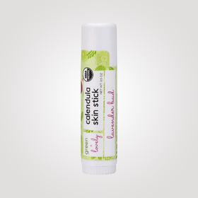 Green and Lovely Lavender Bud Organic Skin Stick, Portable Lotion - 14g