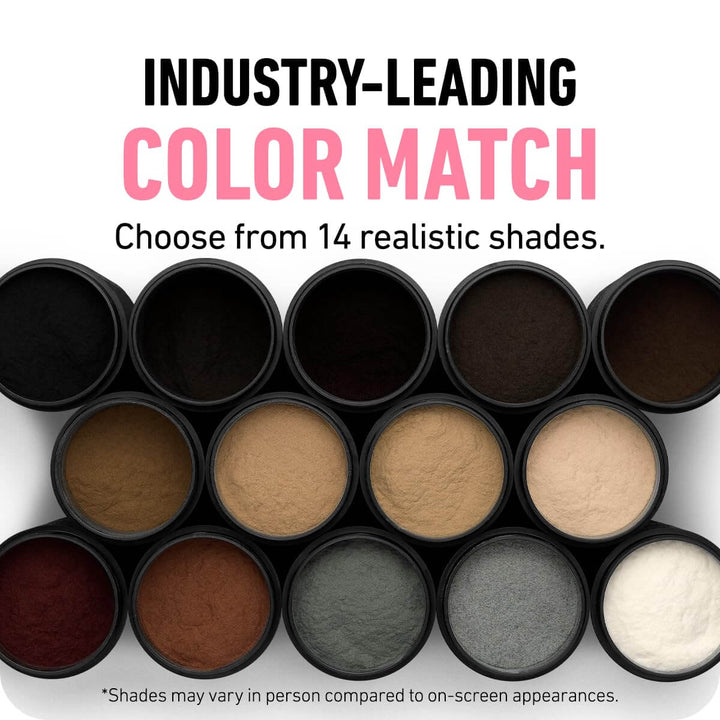 Boldify Hair Thickening Fibers 28g - Choose From 14 Realistic Shades