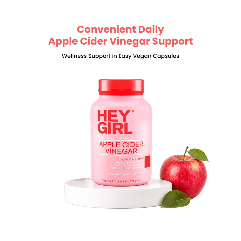 Hey Girl Apple Cider Vinegar - 120 Capsules
