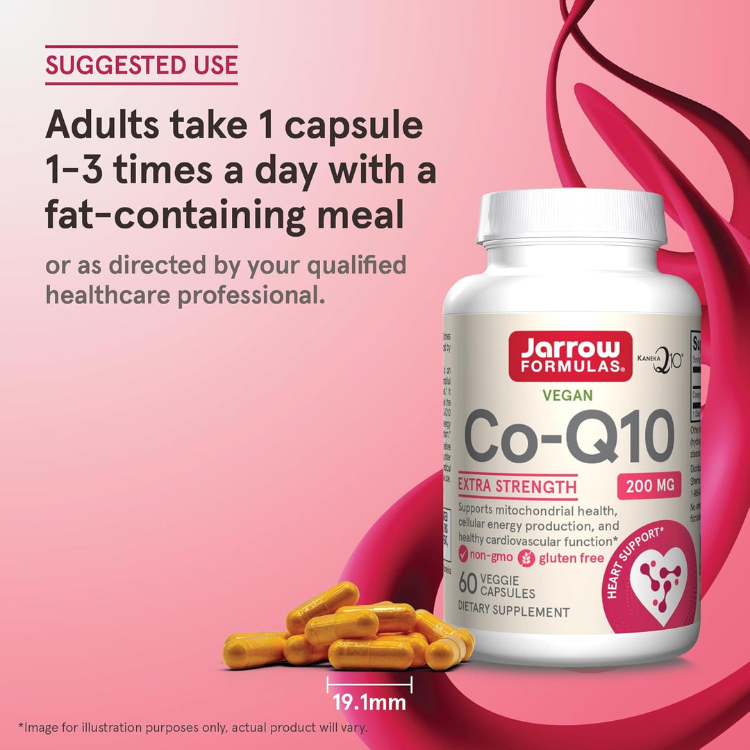 Jarrow Formulas Co-Q10 60 Capsules - Suggested Use