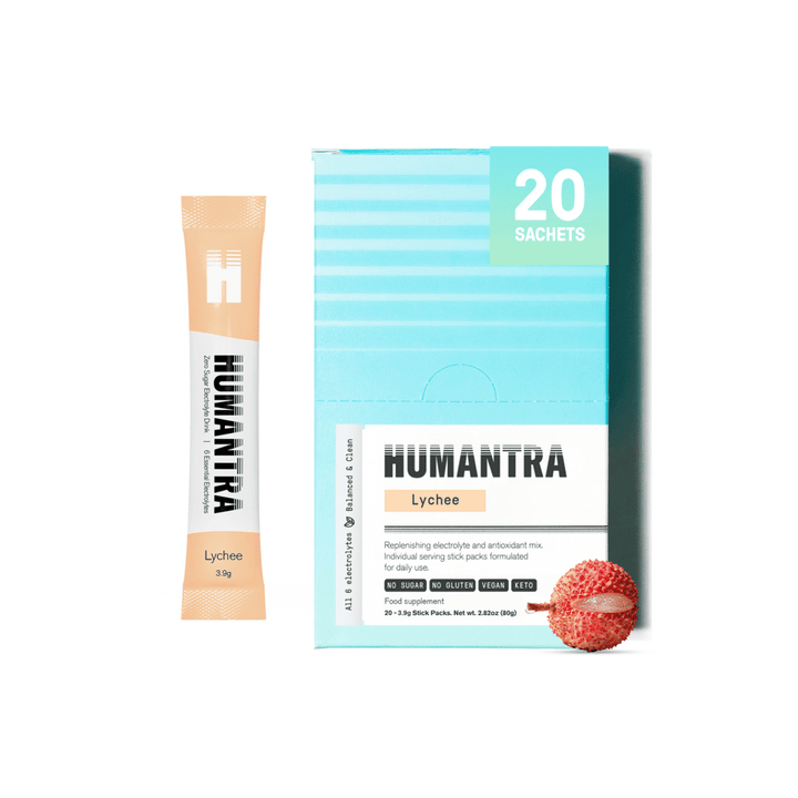 Humantra Electrolyte Powder – Lychee | 20 Sachets