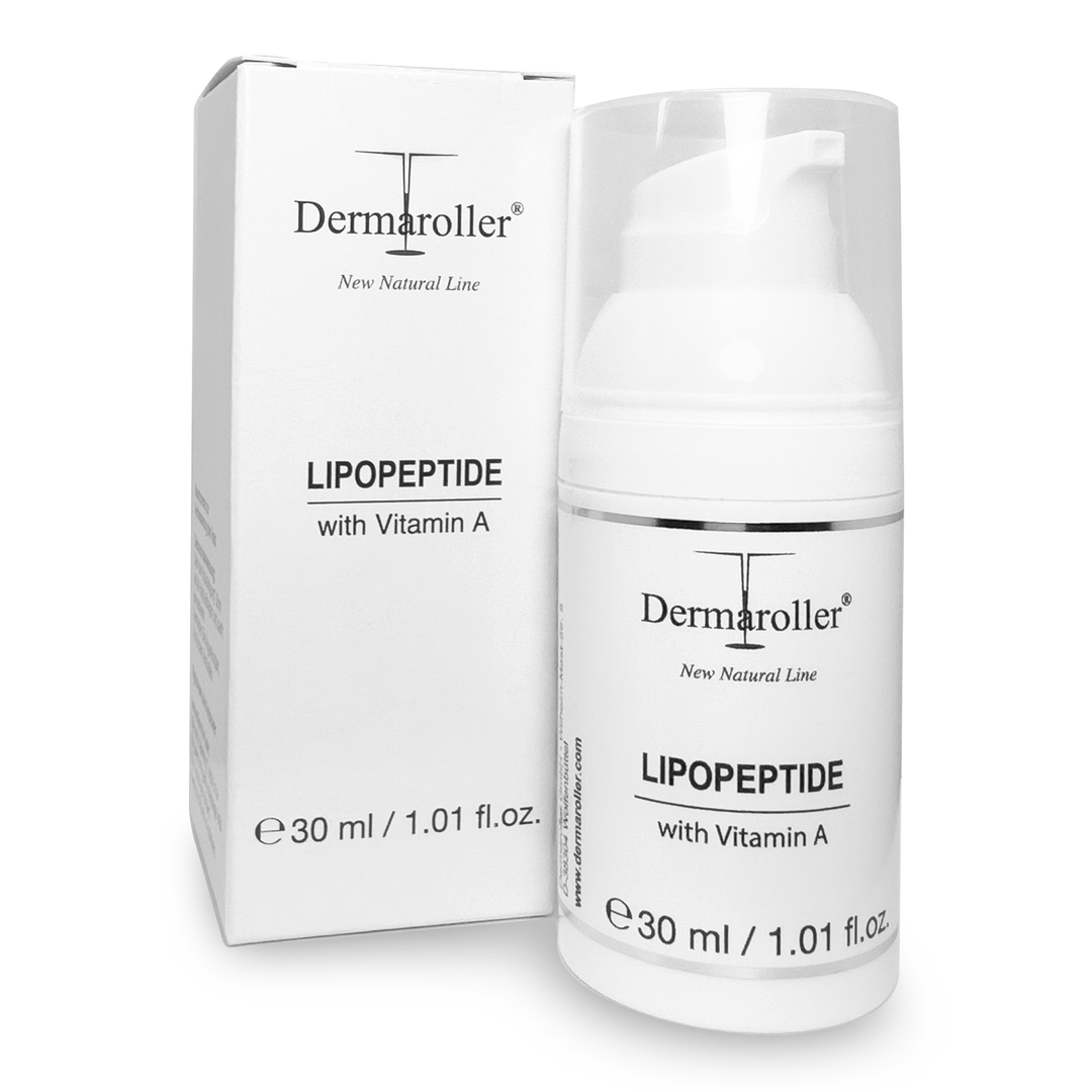Dermaroller New Natural Line Lipopeptide Night Cream 30ml - With Vitamin A