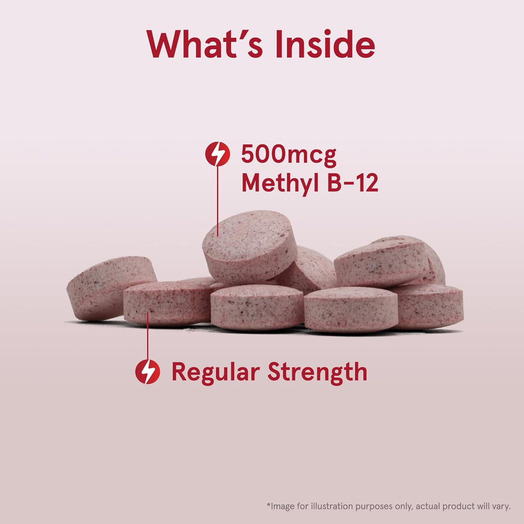 Jarrow Formulas Methyl B-12 500mcg 100 Tablets - Whats Inside