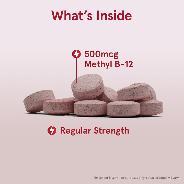 Jarrow Formulas Methyl B-12 500mcg 100 Tablets - Whats Inside