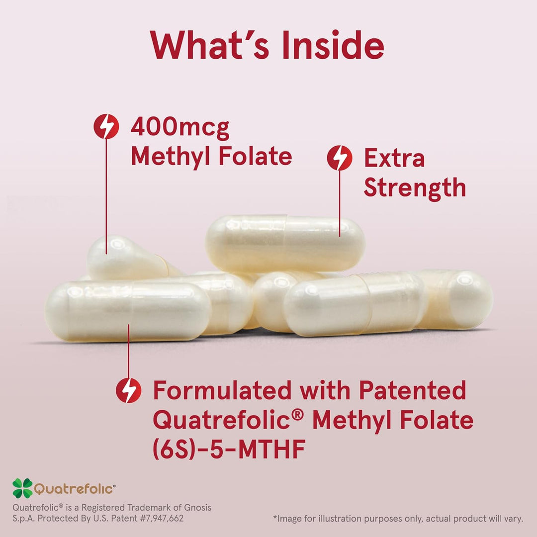 Jarrow Formulas Methyl Folate 400mcg 60 Capsules - Whats Inside