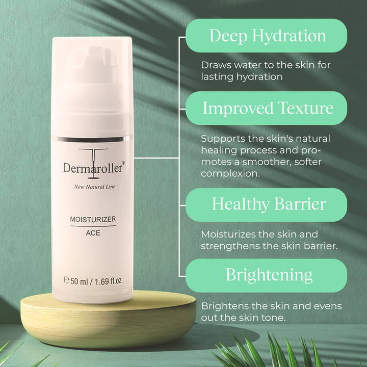 Dermaroller New Natural Line Moisturizer Ace 50ml - Deep Hydration