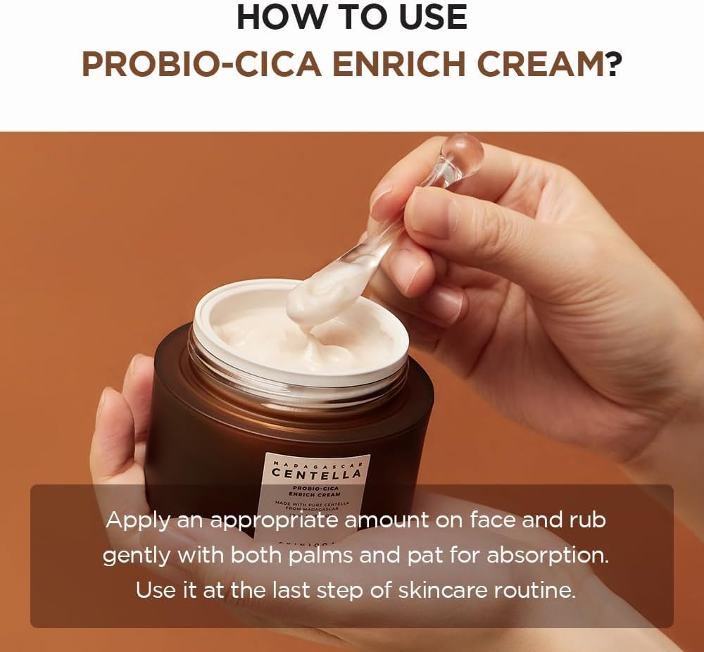SKIN1004 Madagascar Centella Probio-Cica Enrich Cream 50ml - How To Use