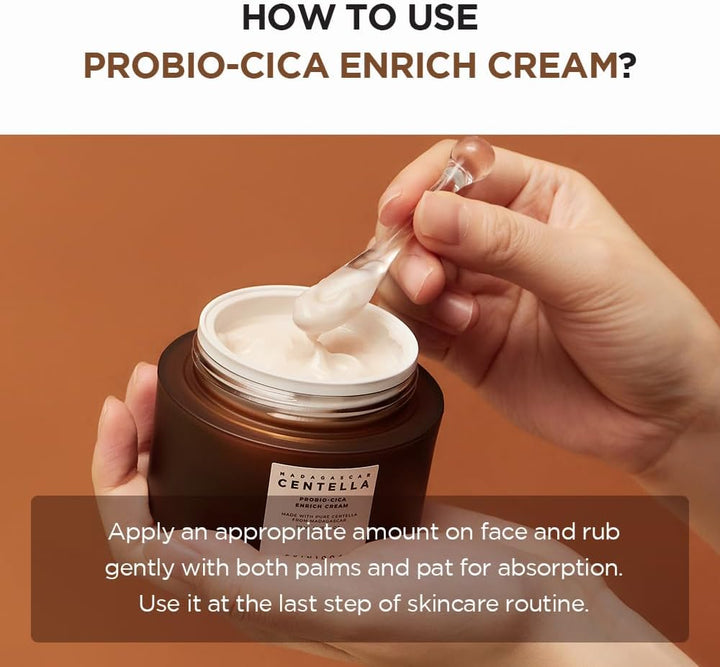 SKIN1004 Madagascar Centella Probio-Cica Enrich Cream 50ml - How To Use