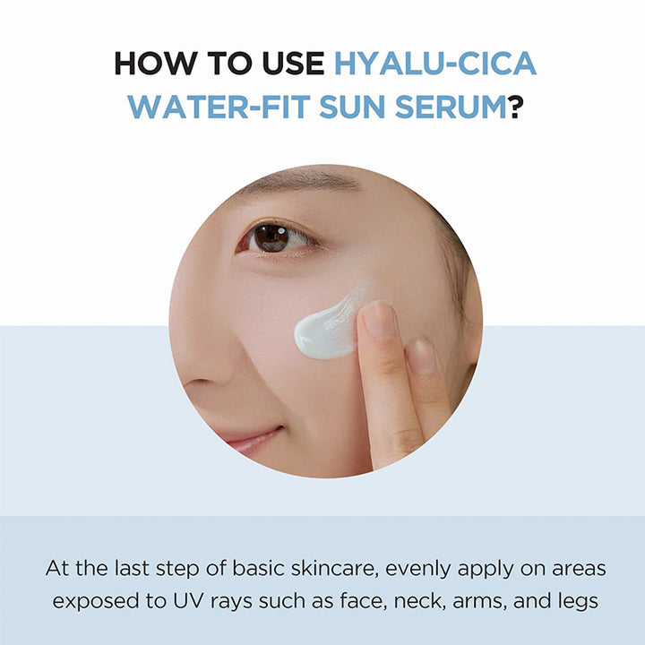 SKIN1004 Centella Madagascar Hyalu-CICA Water-fit Sun Serum 50ml - How To Use