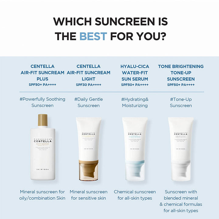 SKIN1004 Centella Madagascar Hyalu-CICA Water-fit Sun Serum 50ml - Sunscreen Range