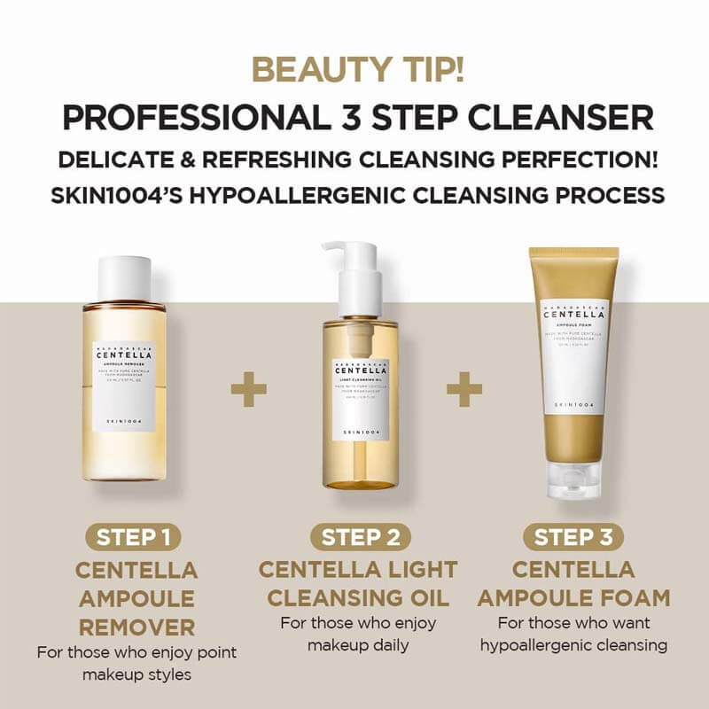 SKIN1004 Centella Madagascar Light Cleansing Oil 200ml - 3 Step Cleanser