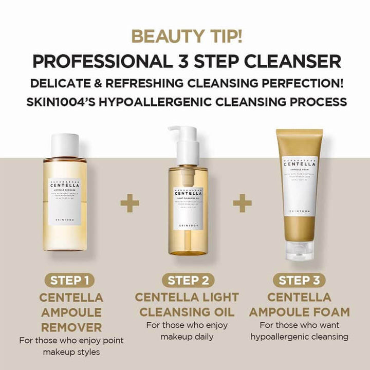 SKIN1004 Centella Madagascar Light Cleansing Oil 200ml - 3 Step Cleanser