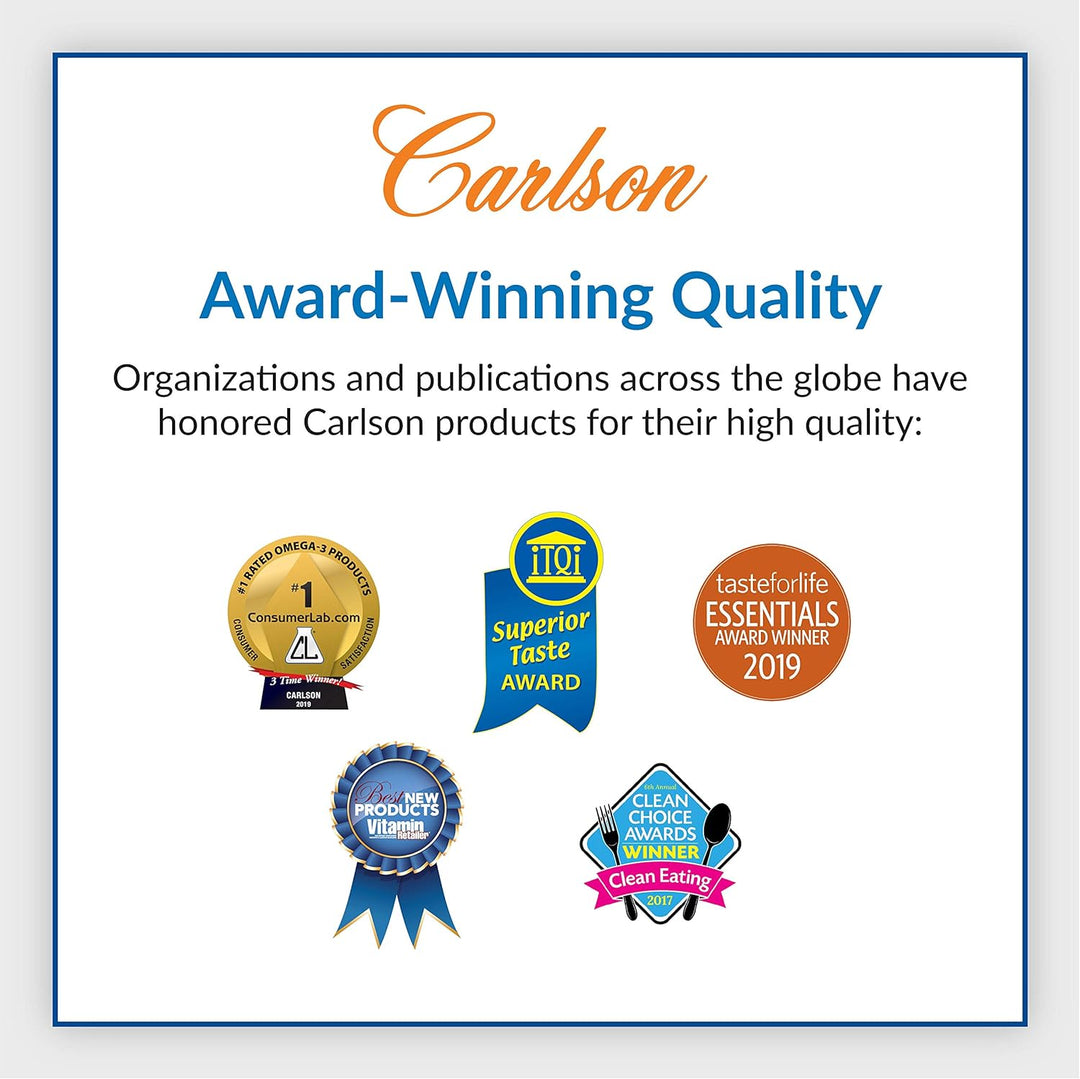 Carlson Super Daily D3 + K2 360 Vegetarian Drops - Award Winning Quality