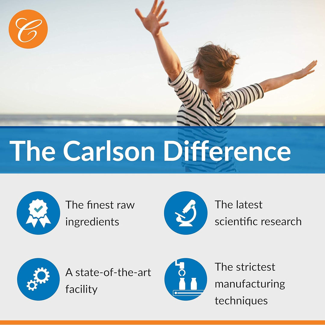 Carlson The Very Finest Fish Oil 1600mg Natural Orange 200ml - Finest Raw Ingredients