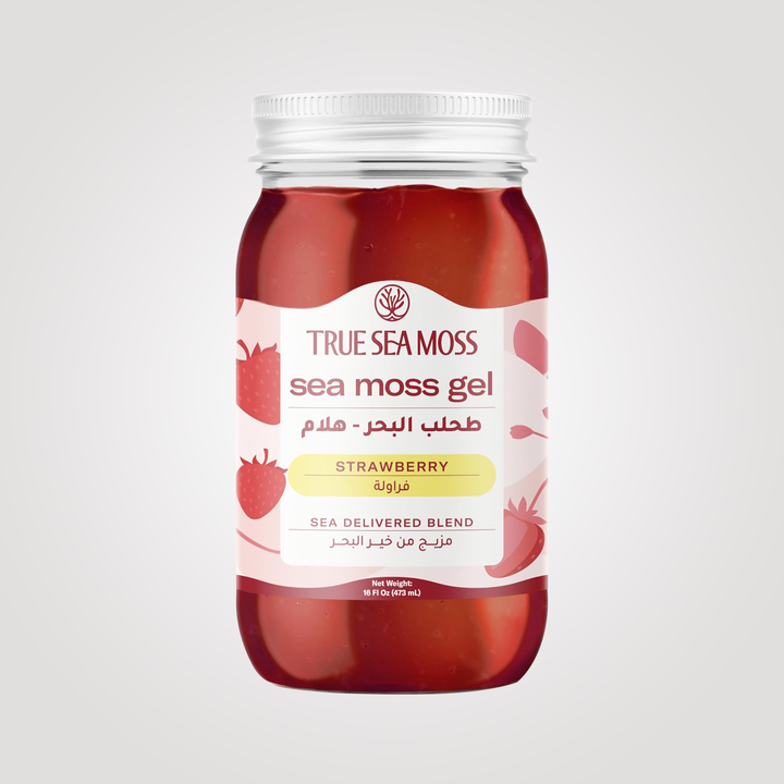 True Sea Moss Gel - Strawberry