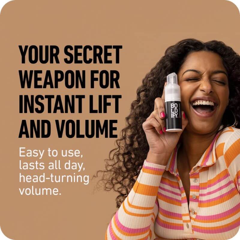 Boldify Hair Volumizing Styling Powder 12g - Your Secret Weapon For Instant Lift And Volume