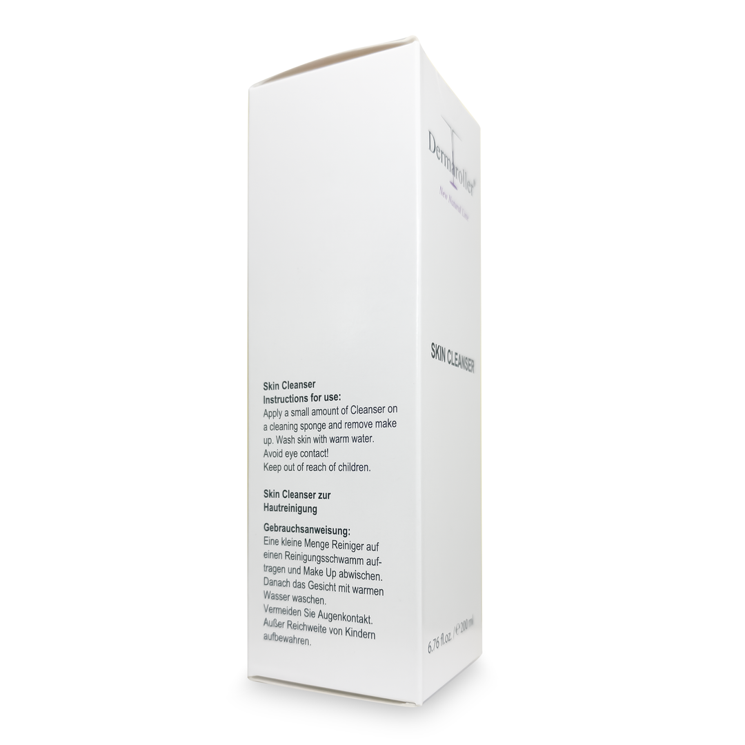 Dermaroller New Natural Line Skin Cleanser 200ml - Instructions For Use