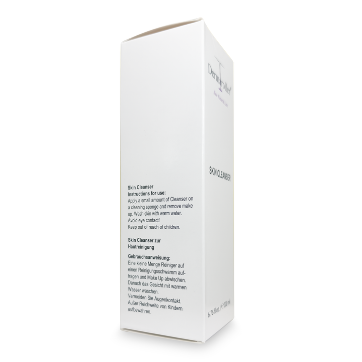 Dermaroller New Natural Line Skin Cleanser 200ml - Instructions For Use