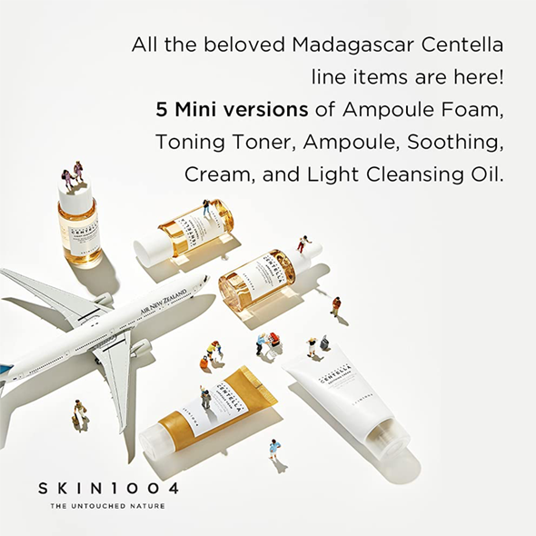 SKIN1004 Centella Madagascar Travel Kit - 5 Mini Versions