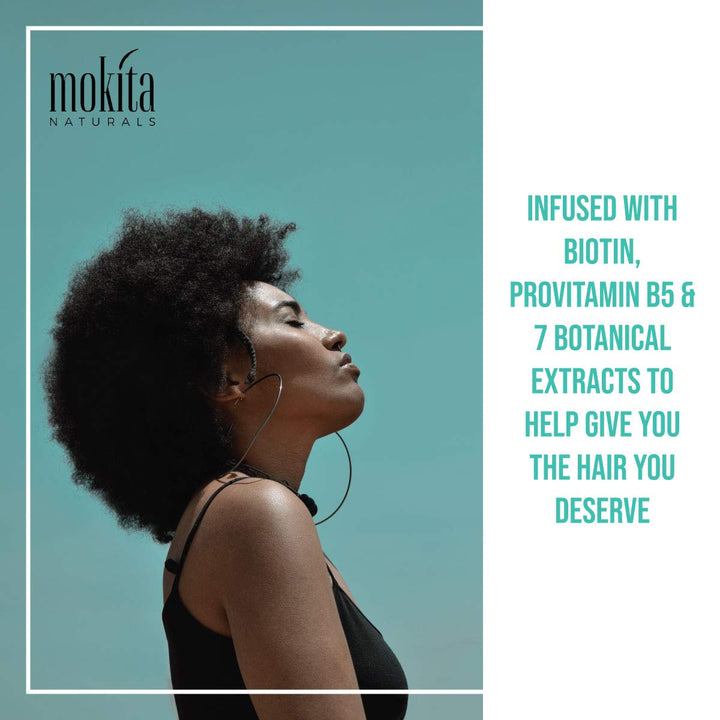 Mokita Naturals Volumizing Shampoo 250ml - Infused With Biotin