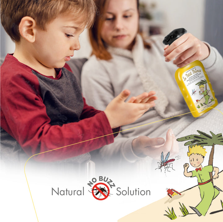 Le Petit Prince Mosquito Repellent with Vitamin E, Cloves & Essential Oils, Natural, Safe for All - 200 ML Natural no Buzz Solution | Fitaminat