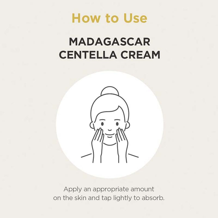 SKIN1004 Centella Madagascar Cream 75ml - How To Use