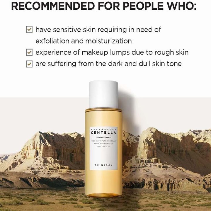 SKIN1004 Centella Madagascar Toning Toner 210ml - Suitable For Sensitive Skin
