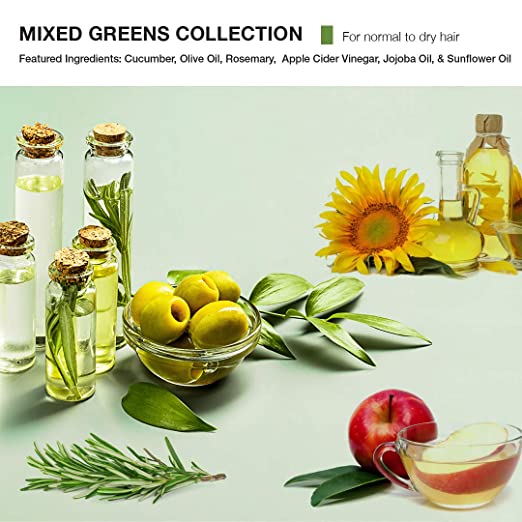 MOP Mixed Greens Moisture Conditioner for Normal to Dry Hair 250ml - Featured Ingredients